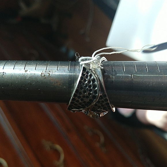 Nwt Arizona turquoise sterling silver 925 cigar band shape ring wide band - Picture 8 of 9